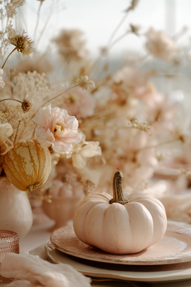 Soft Pastel Autumn Styling