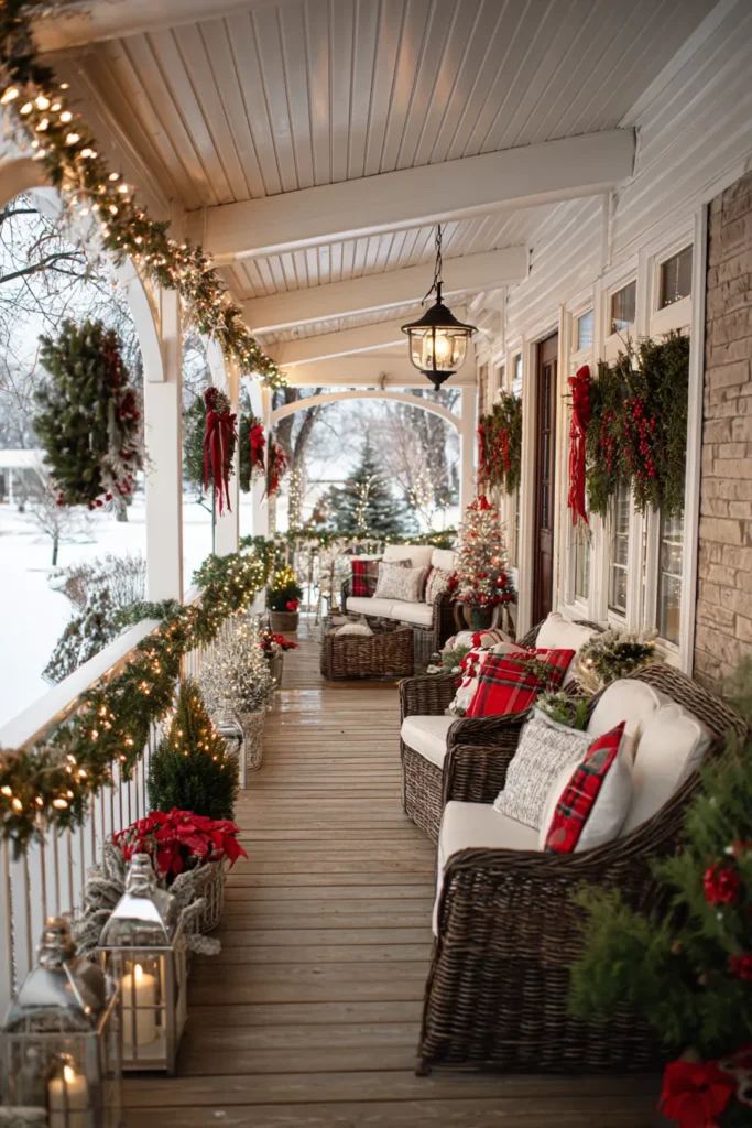 Wraparound Porch with Multi-Zone Christmas Decorating