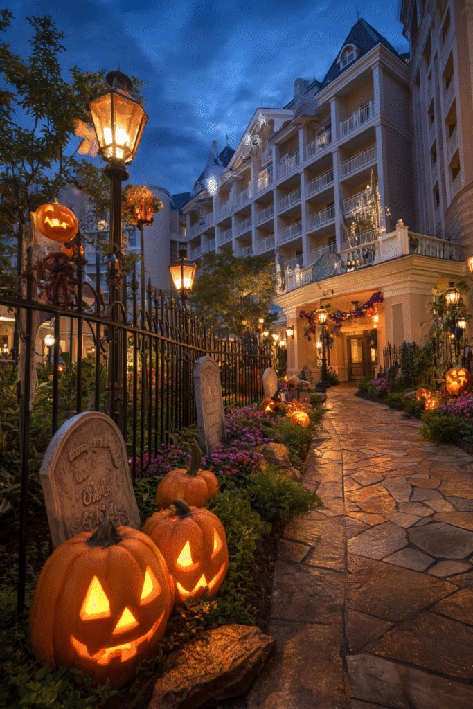 Resort Hotel Halloween Spooky Graveyard Hospitality