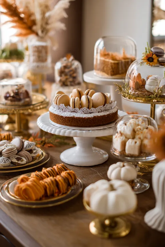 Thanksgiving Dessert Table Display