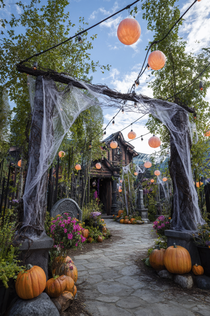 Theme Park Halloween Spooky Graveyard Entertainment