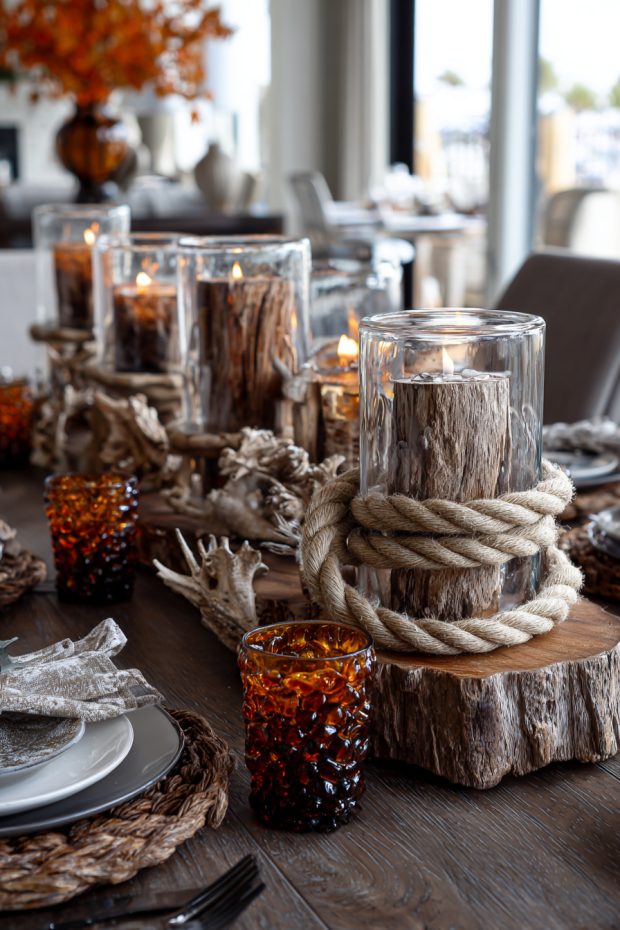 Weathered Wood Sea Glass Styling