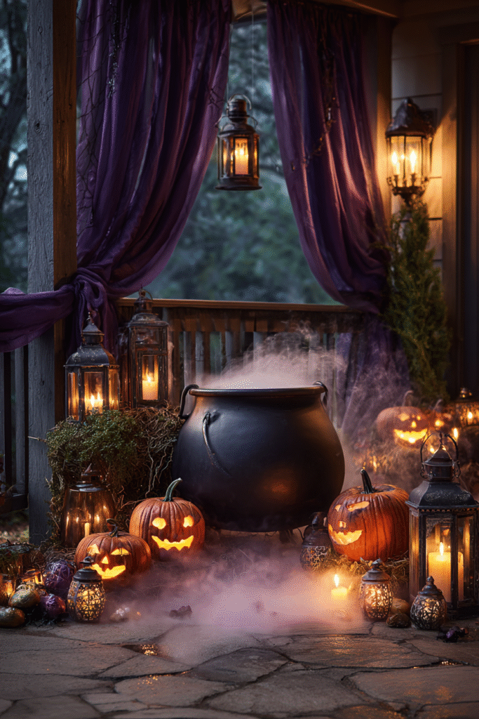 Bubbling Cauldron Porch Welcome
