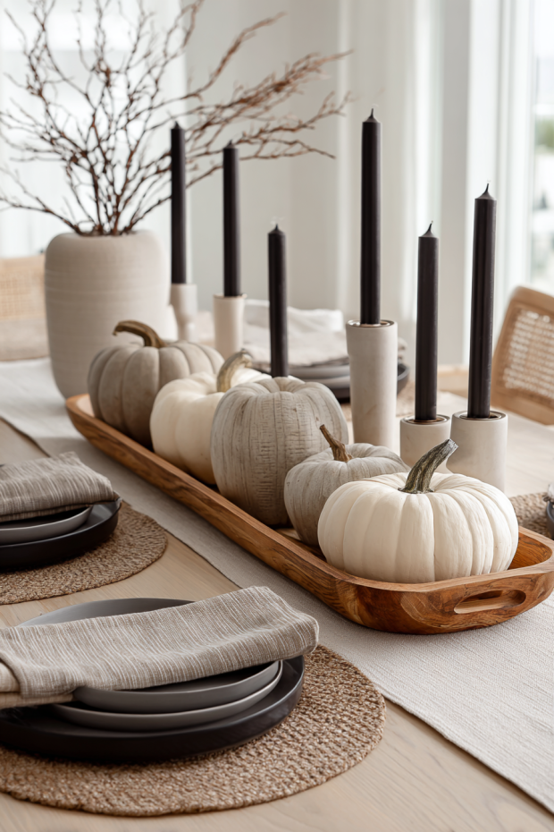 Clean Line Fall Dining Presentation