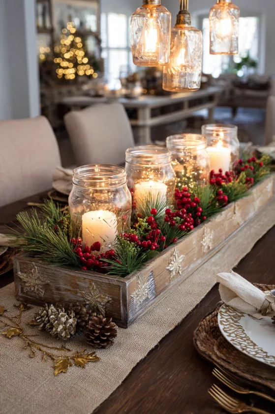 Dining Table Christmas Centerpiece Collection
