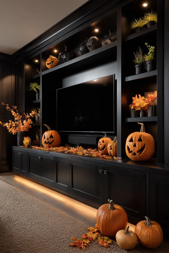Modern Pumpkin Patch Living Room