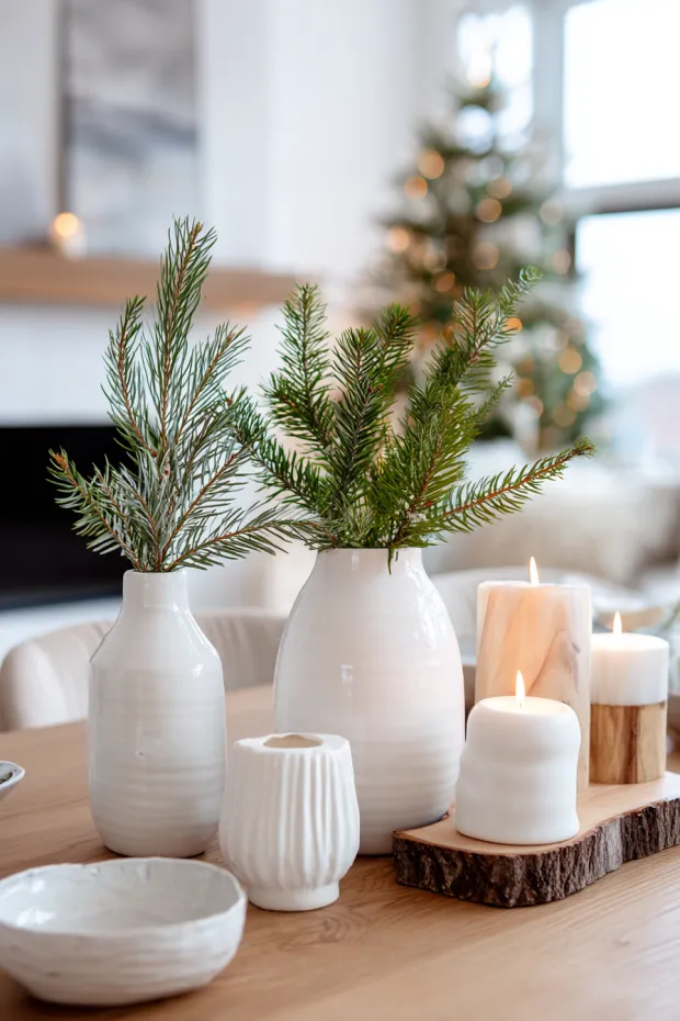 Scandinavian White Wood Hygge Styling