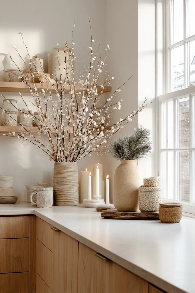 Arrange Birch Branches in Ceramics