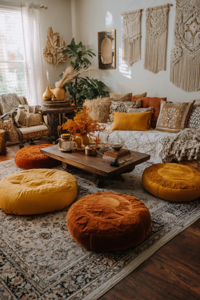 Arrange Oversized Floor Pillow Seating