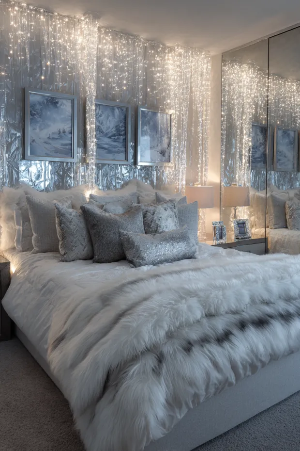 Ice Palace Cascading Icicle Headboard