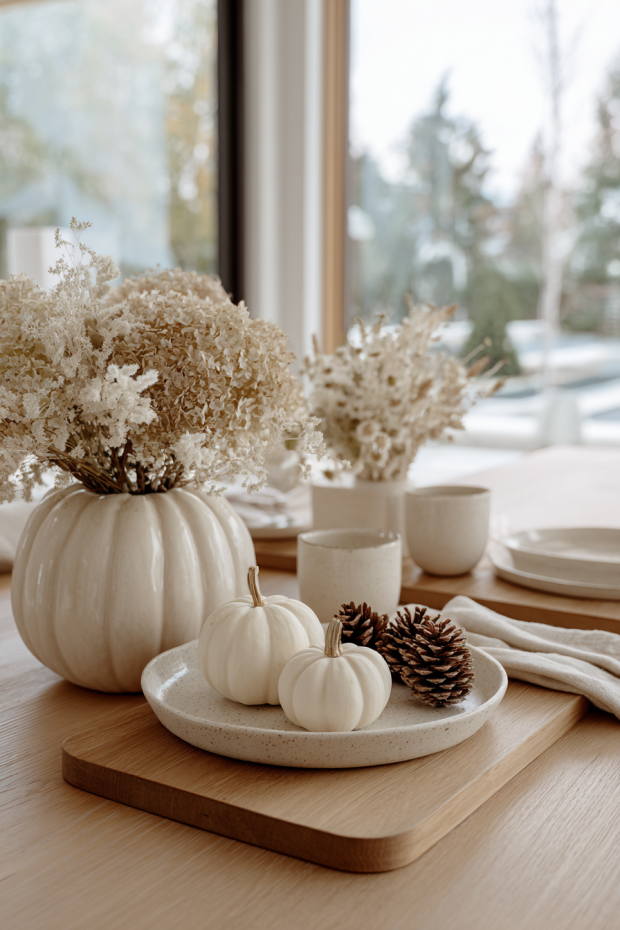 Scandinavian Autumn Table Styling