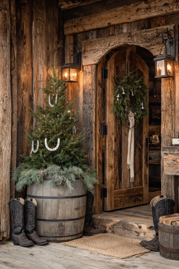 Weathered Barrel Western Horseshoe Tree