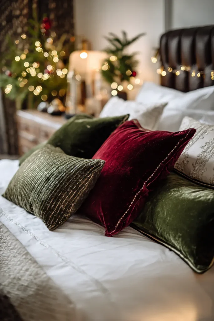 Add Velvet Throws to Bedroom