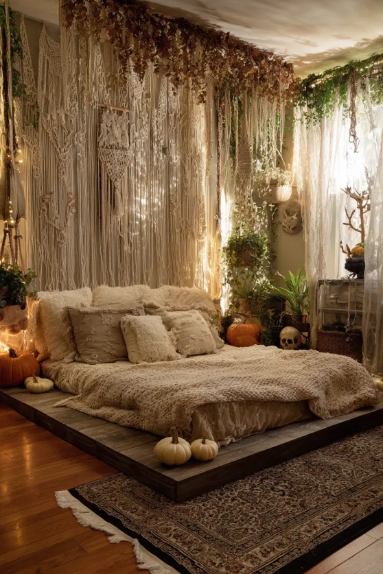 Bohemian Halloween Bedroom Vibes