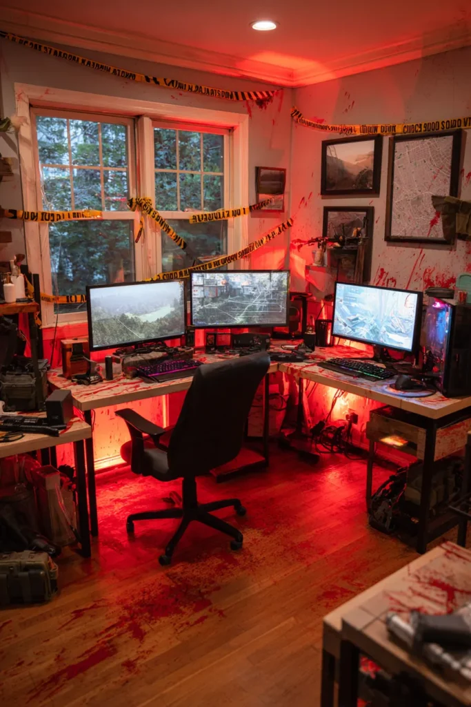 Home Office Zombie Apocalypse Zone