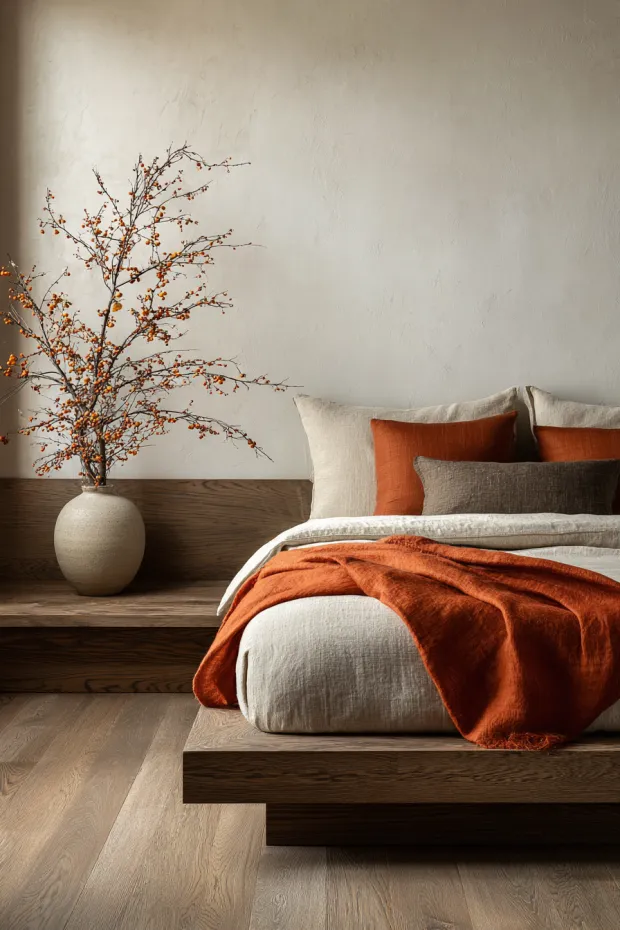Japanese-Inspired Minimalist Fall Bedroom Zen