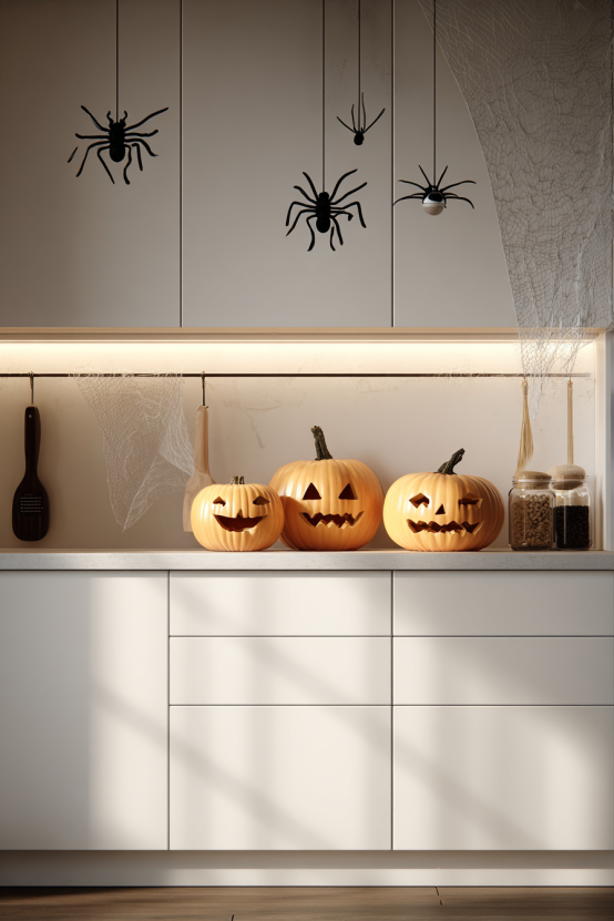 Minimalist Horror Above Cabinets