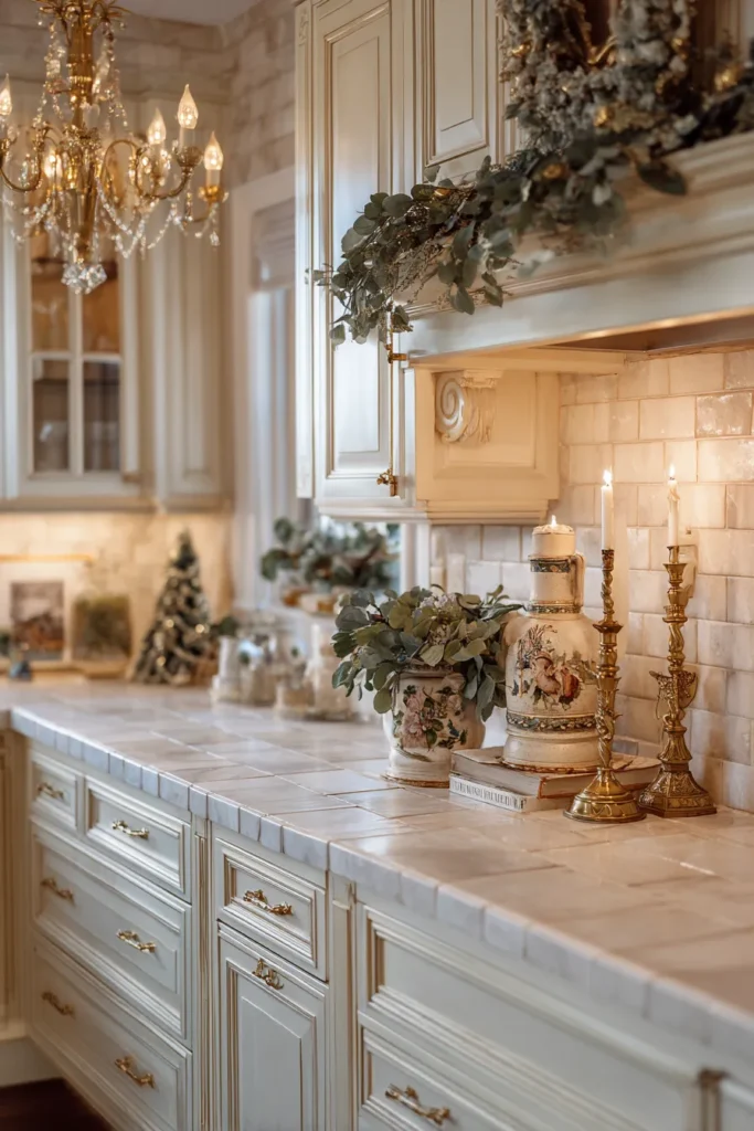 Add Delicate Eucalyptus Cabinet Garlands