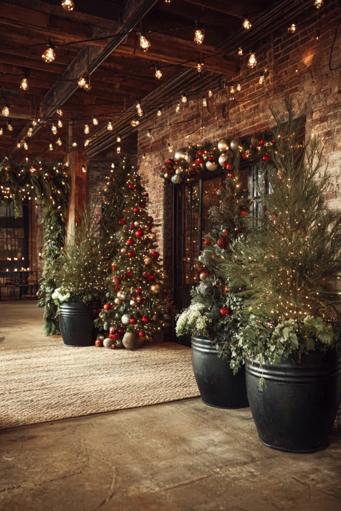 Mix Industrial Ornaments with Brick
