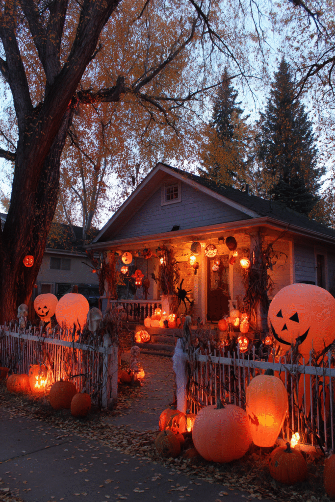Corner Lot Halloween Spooky Graveyard Spectacular