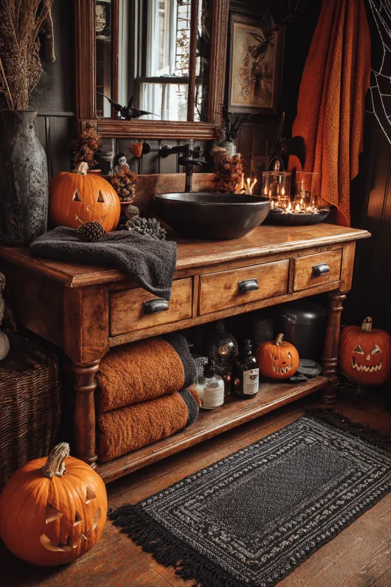 Nordic Minimalist Haunted Bathroom