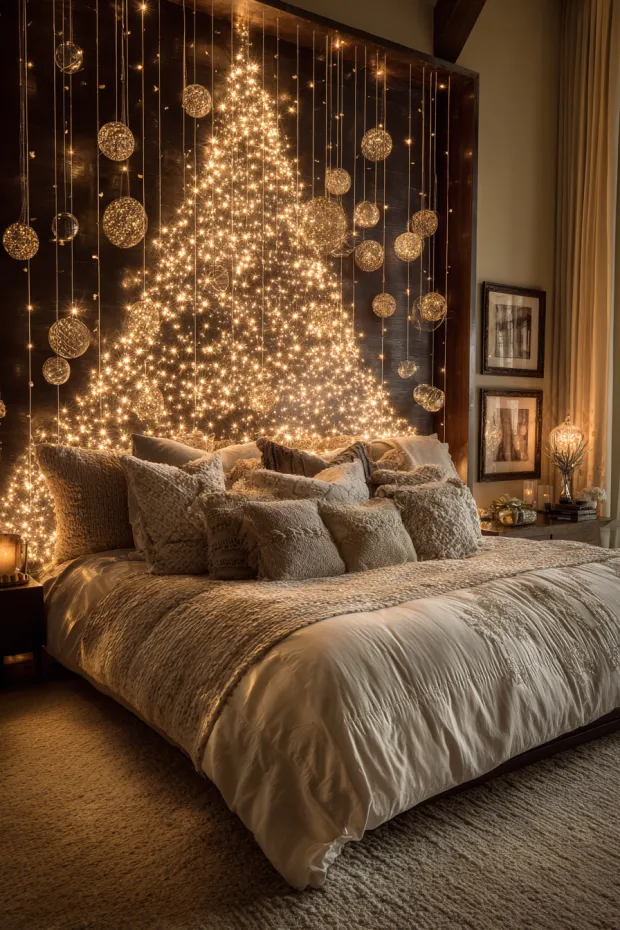 Luxury Floating Wall Christmas Tree
