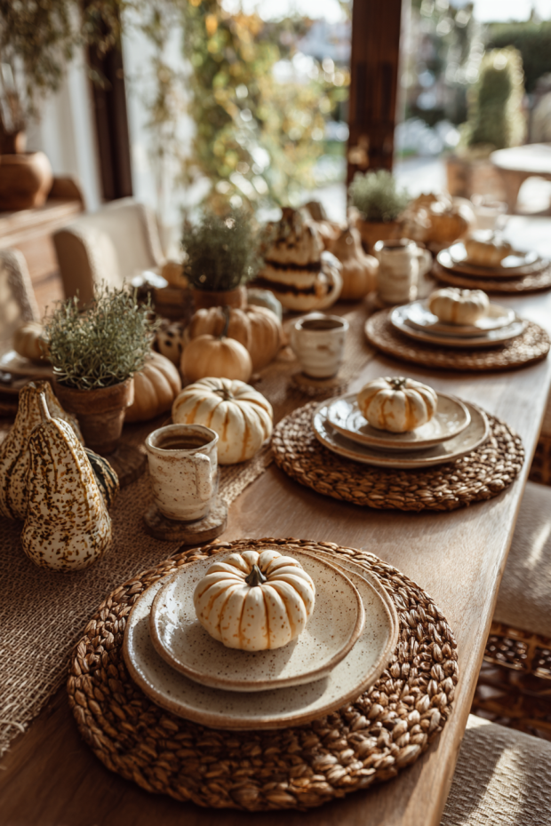 Natural Texture Fall Arrangement