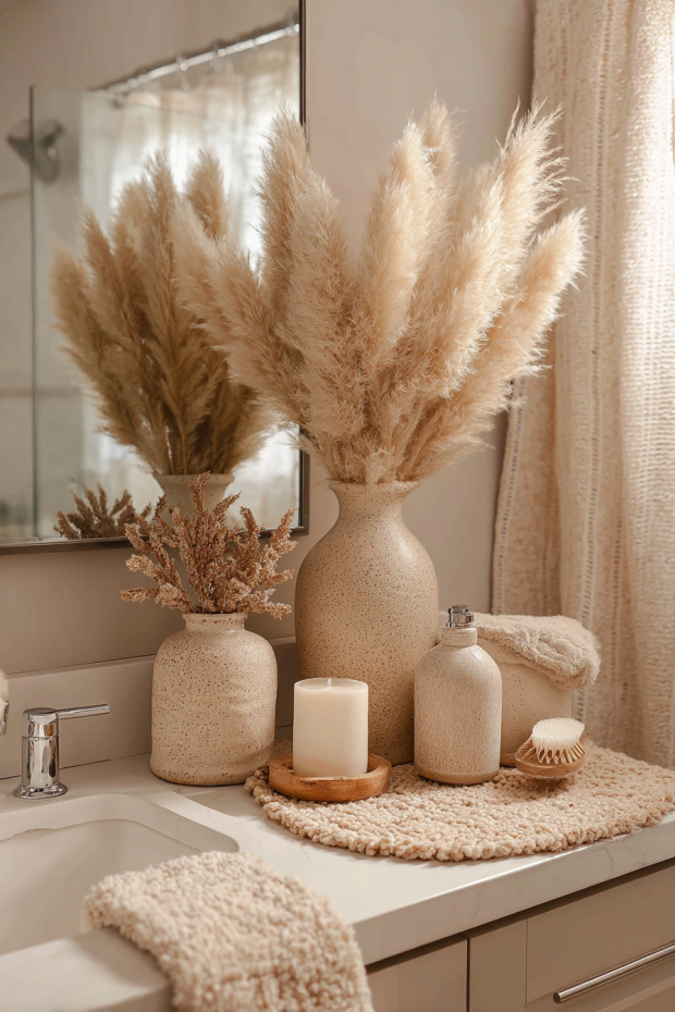 Pinecone and Natural Element Display