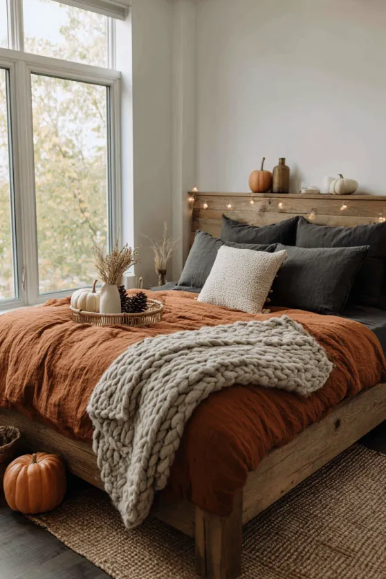Scandinavian Halloween Hygge Space