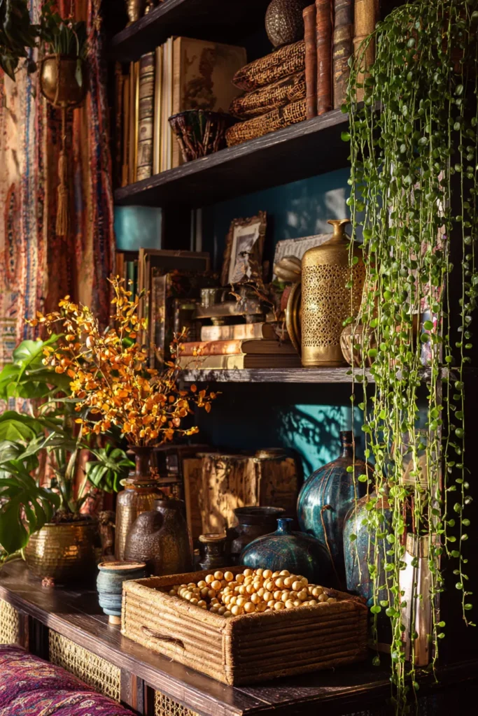 Layer Textiles with Hanging Plants