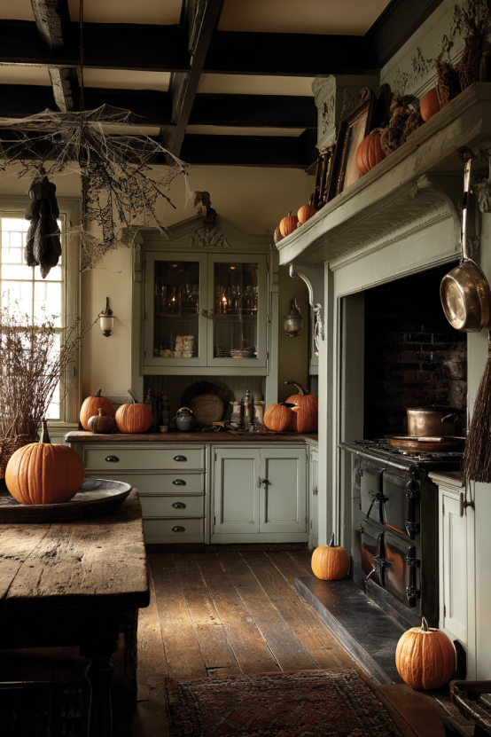 Colonial Haunted Cabinet Styling
