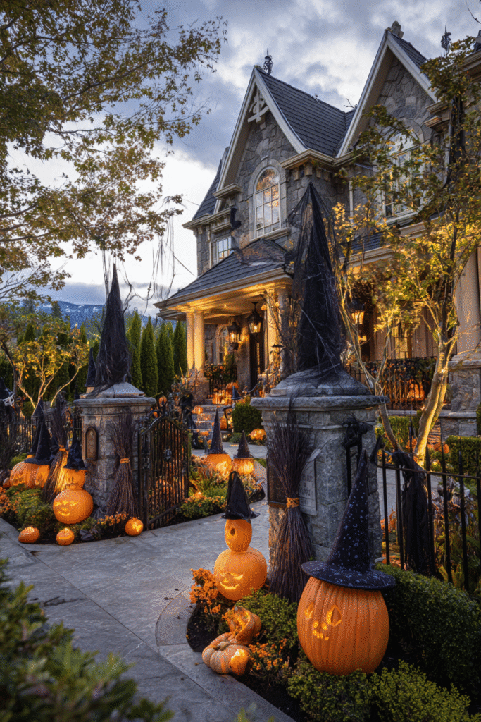 Estate Mansion Halloween Spooky Graveyard Grandeur