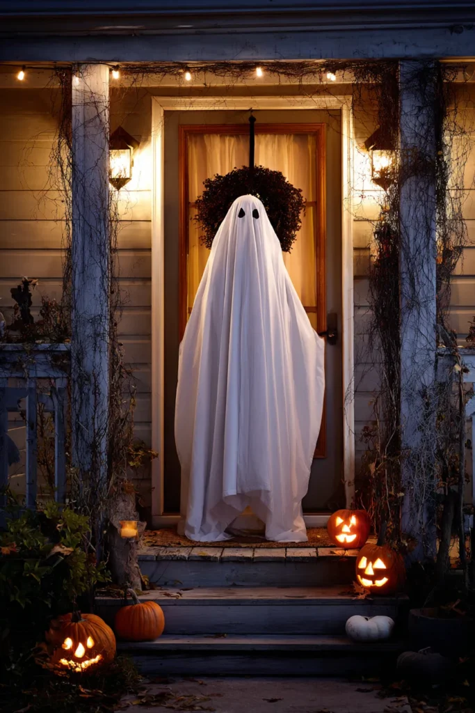 Ghostly Front Door Welcome