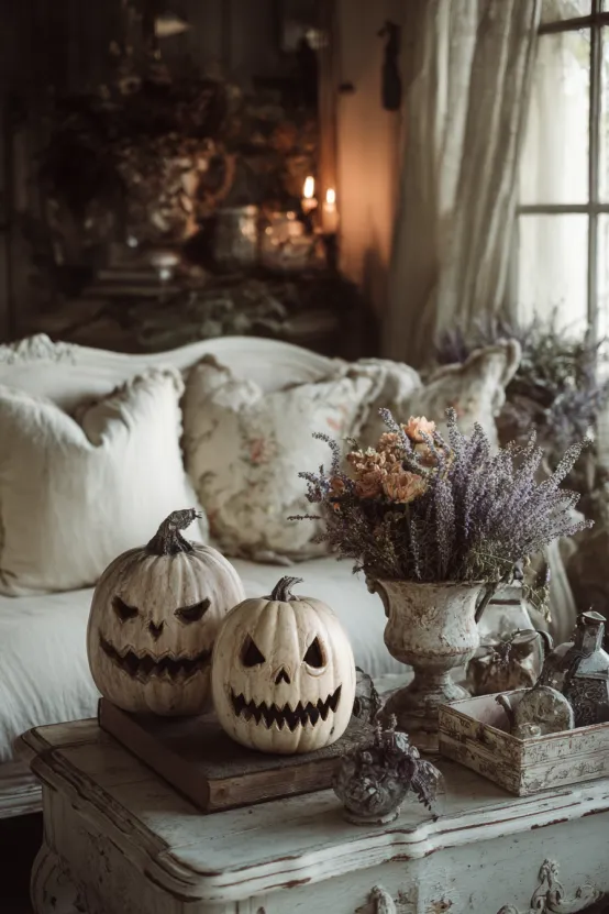 Romantic Provincial Scary Living Room