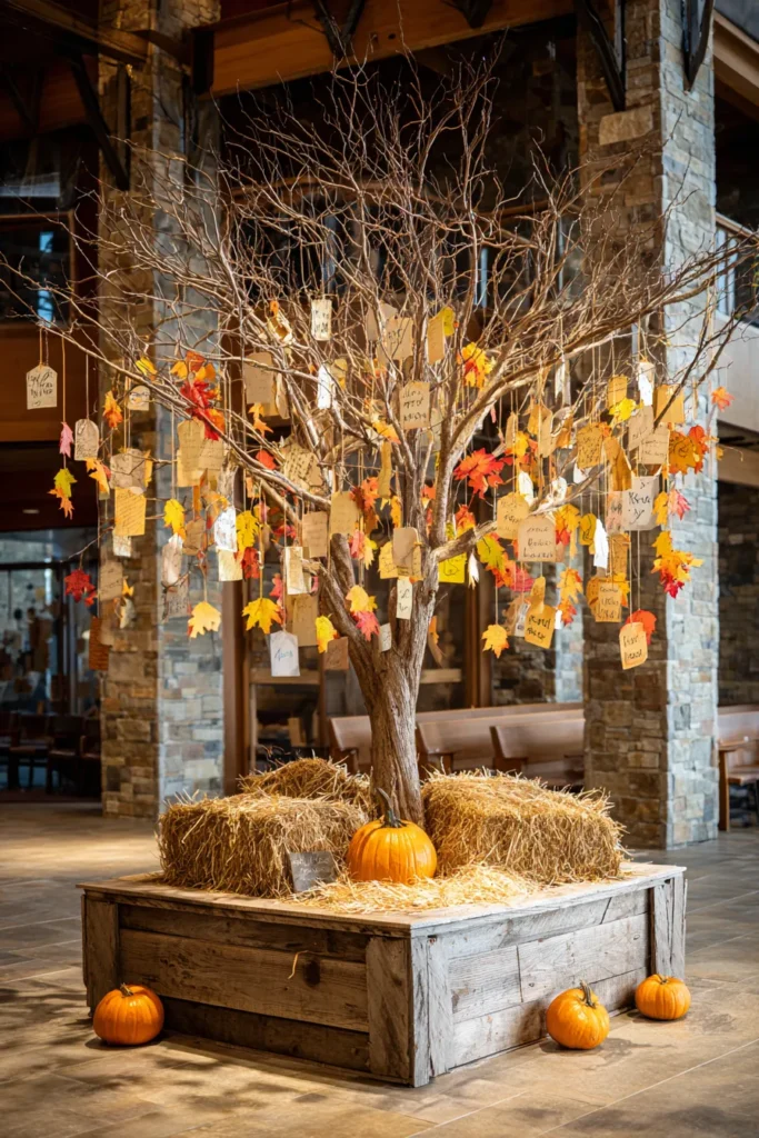 Thankfulness Tree Installation