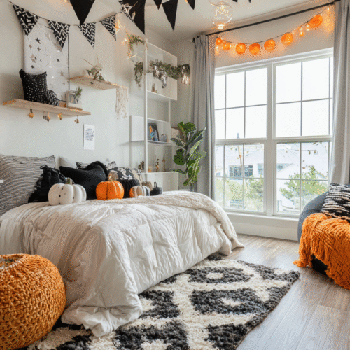 35 Black White and Orange Halloween Decor Ideas to Elevate Your Space
