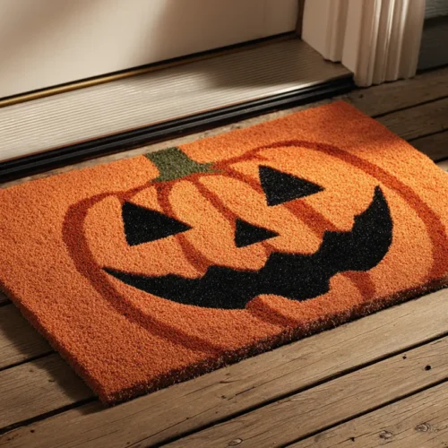 22 Halloween Door Mat Ideas to Welcome Spooky Season